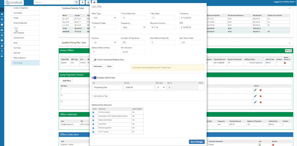 underwriting software mca